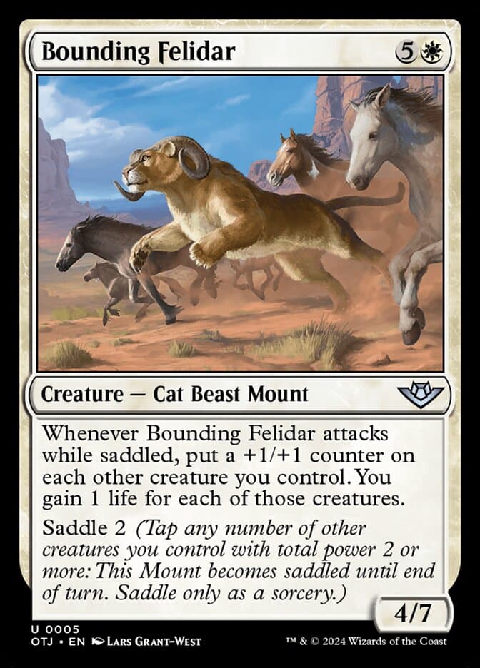 Bounding Felidar — Outlaws of Thunder Junction