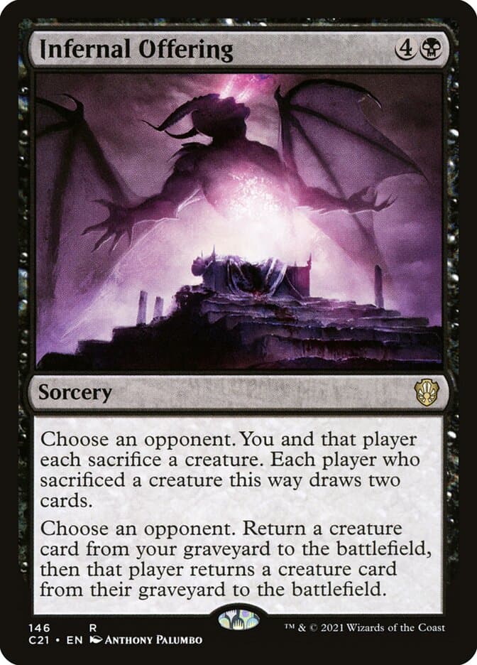 Infernal Offering — Commander 2021