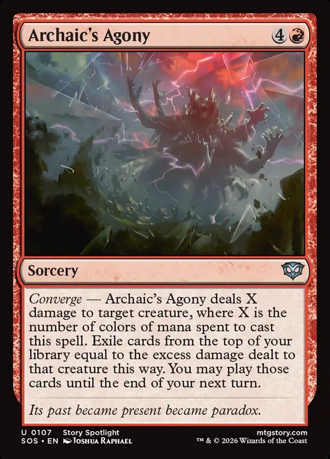 Archaic's Agony — Secrets of Strixhaven