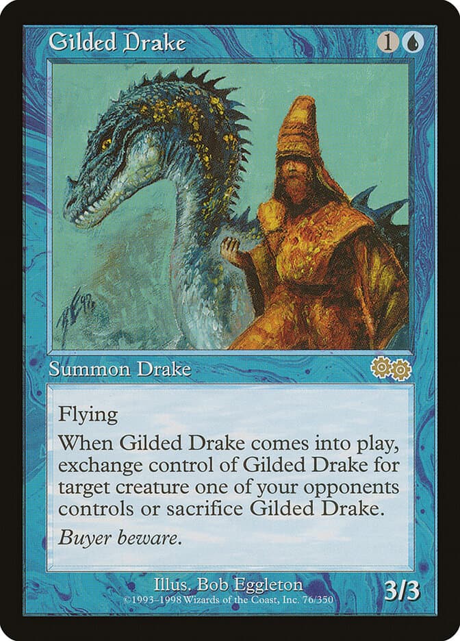Gilded Drake — Urza's Saga