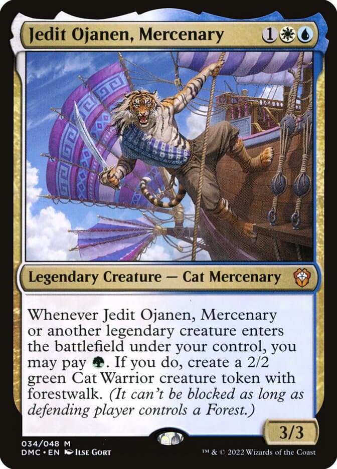 Jedit Ojanen, Mercenary — Dominaria United Commander