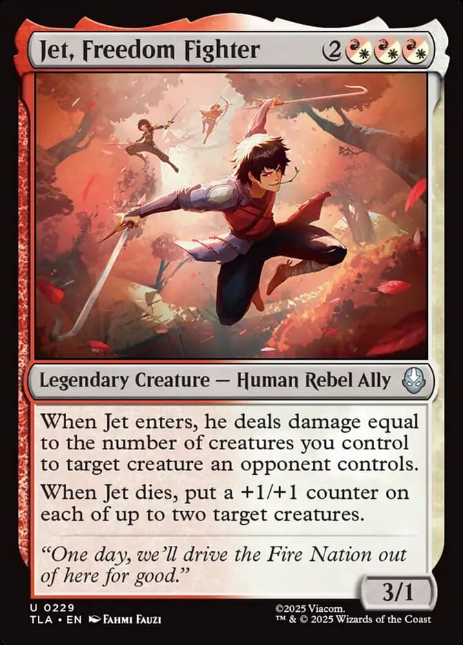 Jet, Freedom Fighter — Avatar: The Last Airbender