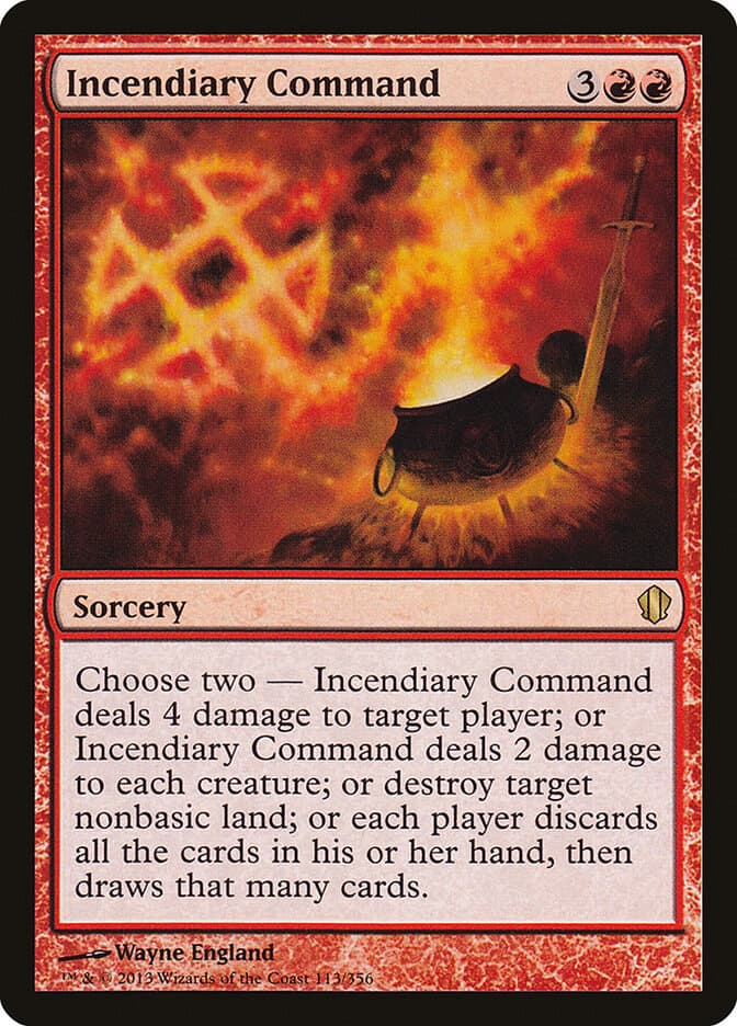 Incendiary Command — Commander 2013