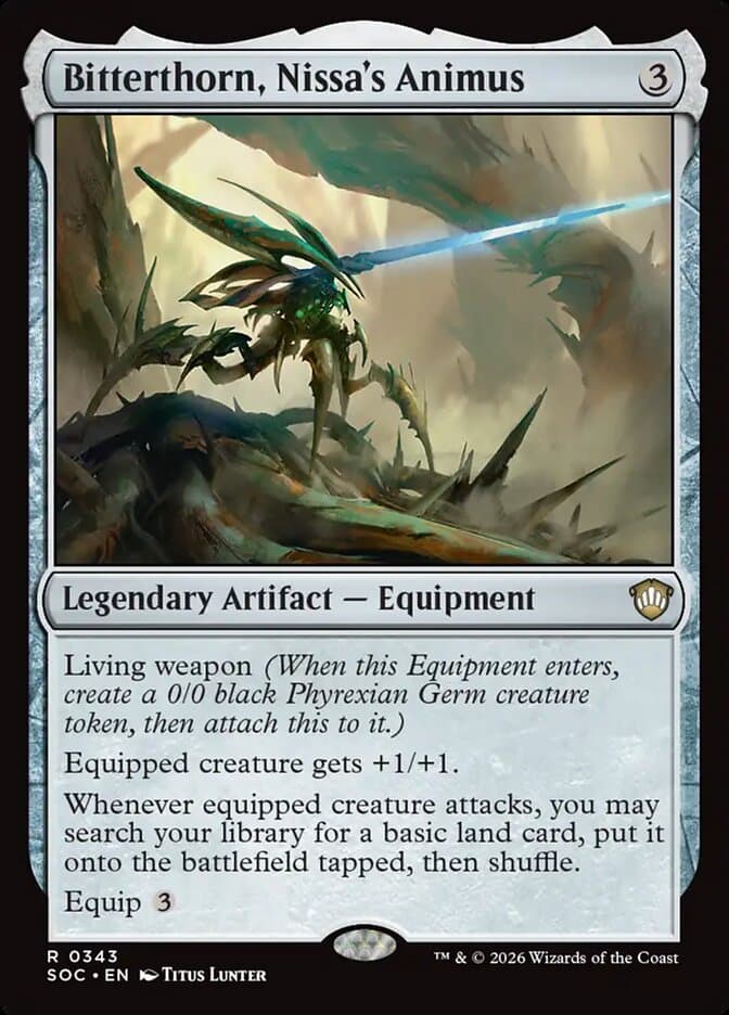 Bitterthorn, Nissa's Animus — Secrets of Strixhaven Commander
