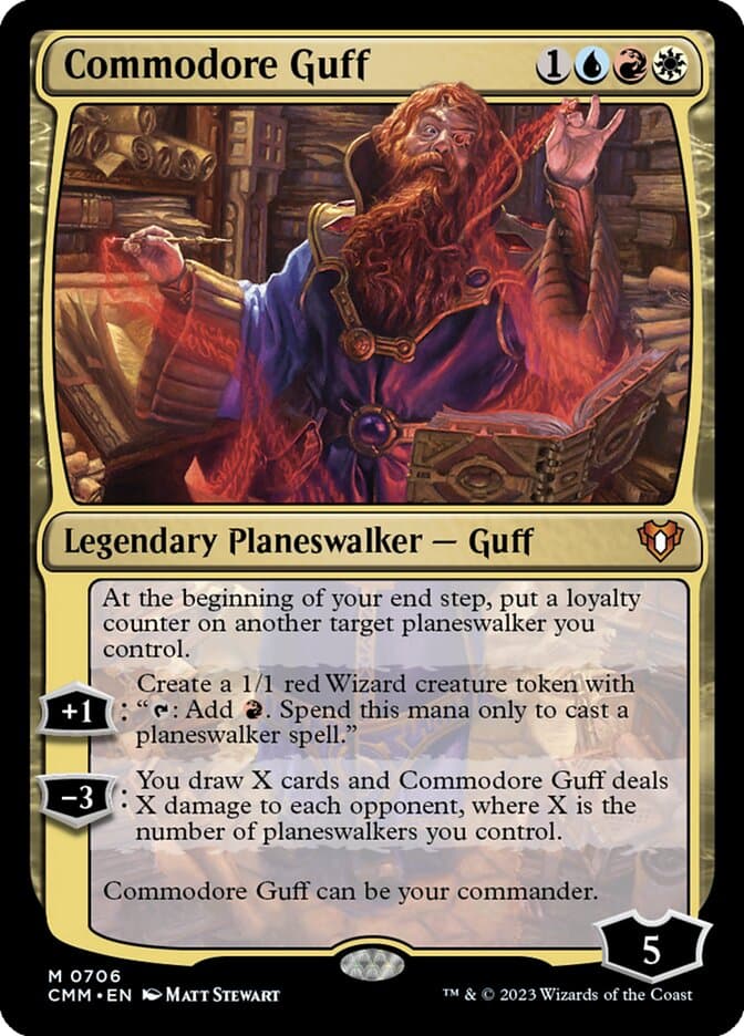 Commodore Guff — Commander Masters