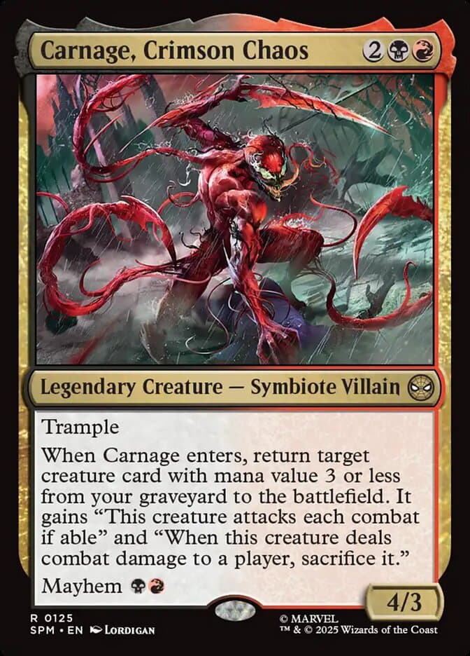 Carnage, Crimson Chaos — Marvel's Spider-Man