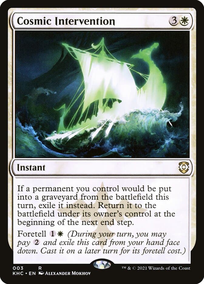 Cosmic Intervention — Kaldheim Commander