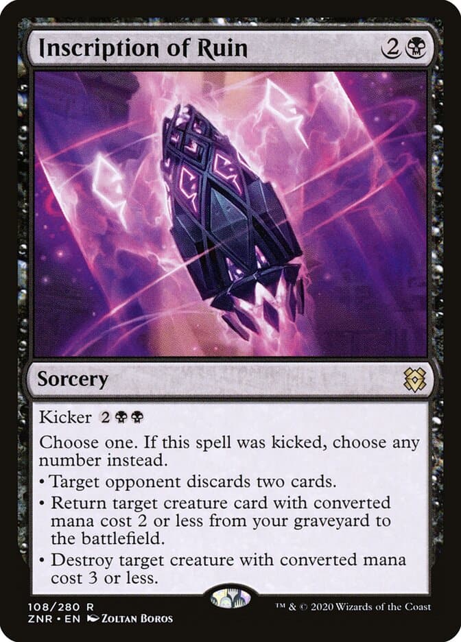 Inscription of Ruin — Zendikar Rising