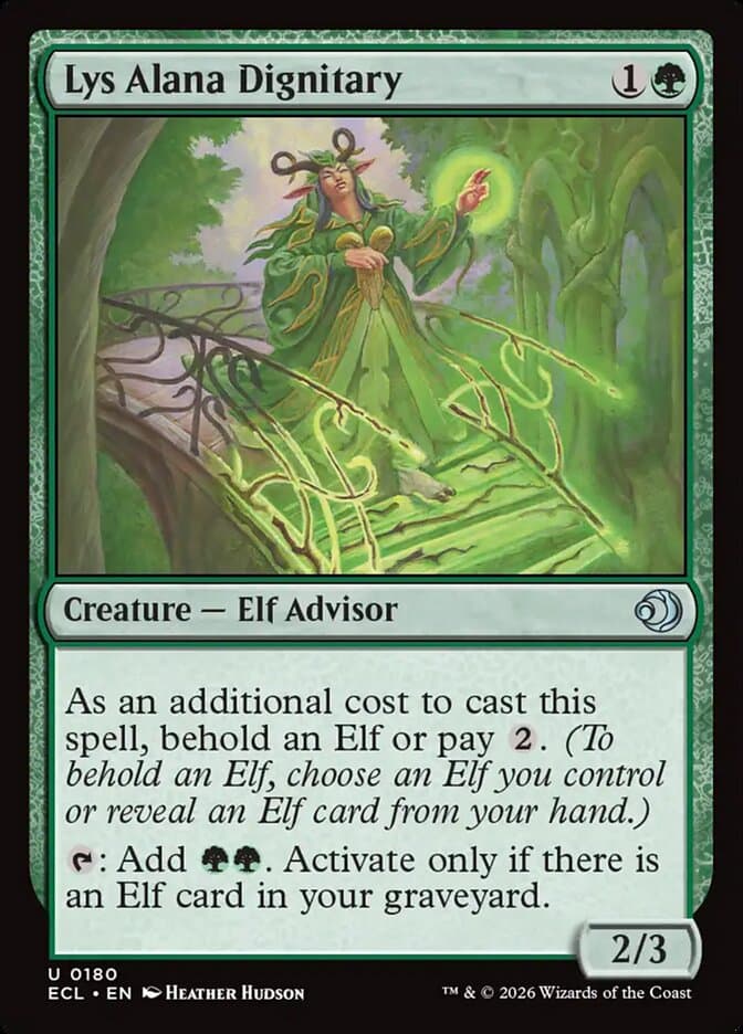 Lys Alana Dignitary — Lorwyn Eclipsed