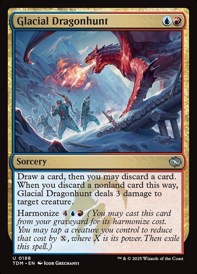 Glacial Dragonhunt — Tarkir: Dragonstorm