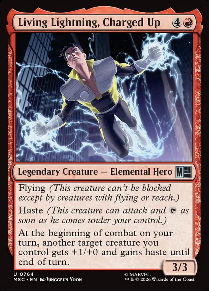 Living Lightning, Charged Up — Marvel Super Heroes Commander