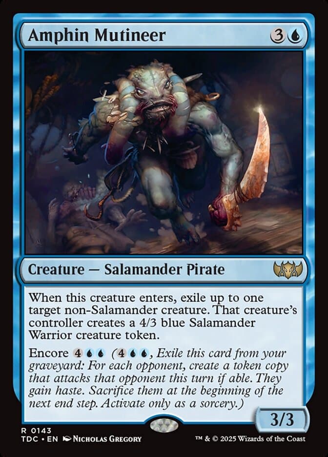 Amphin Mutineer — Tarkir: Dragonstorm Commander
