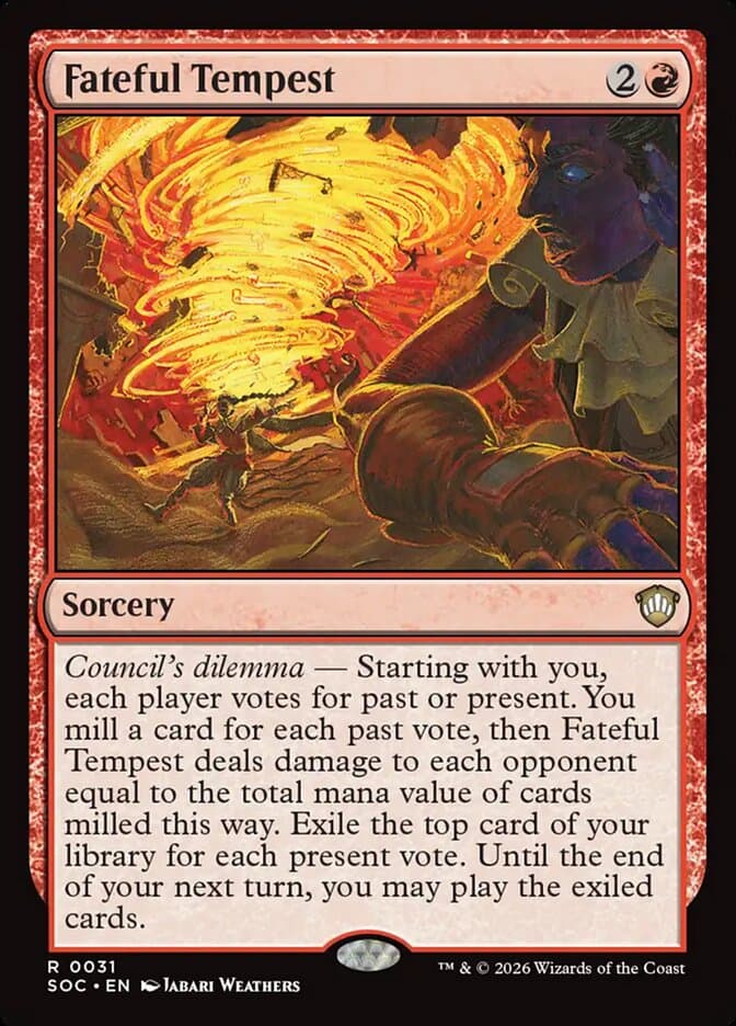 Fateful Tempest — Secrets of Strixhaven Commander