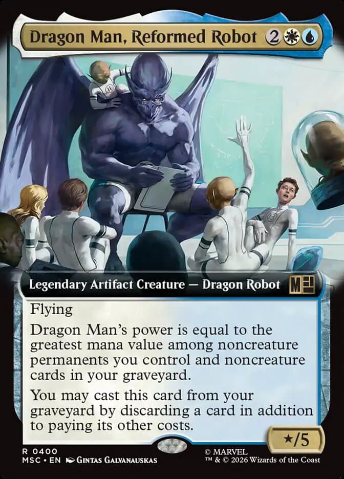 Dragon Man, Reformed Robot — Marvel Super Heroes Commander