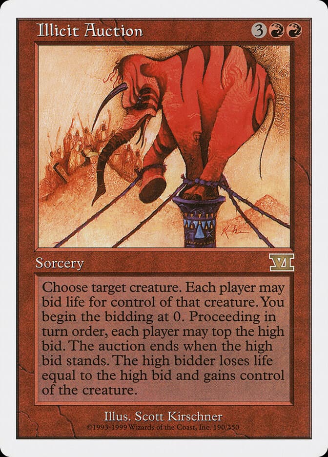 Illicit Auction — Classic Sixth Edition
