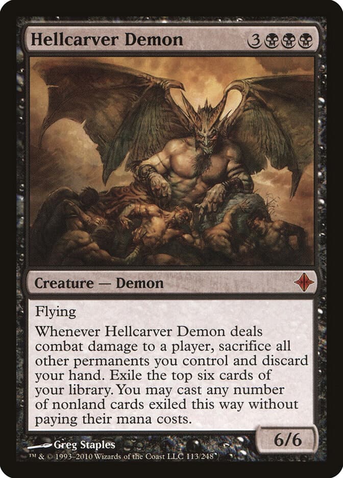 Hellcarver Demon — Rise of the Eldrazi