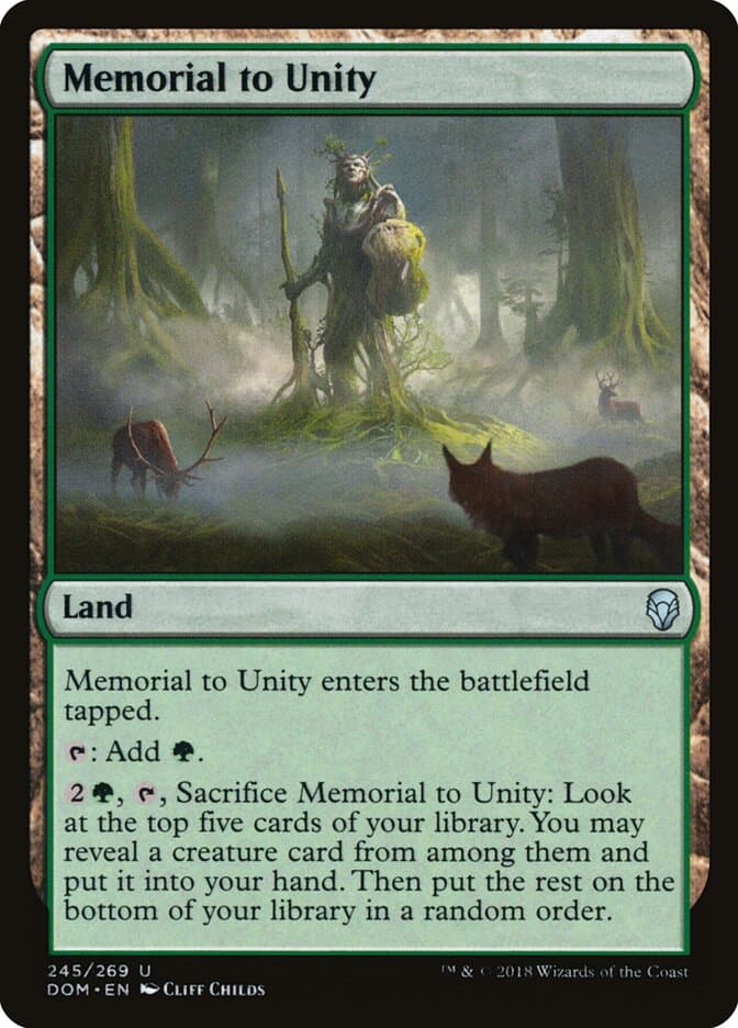 Memorial to Unity — Dominaria