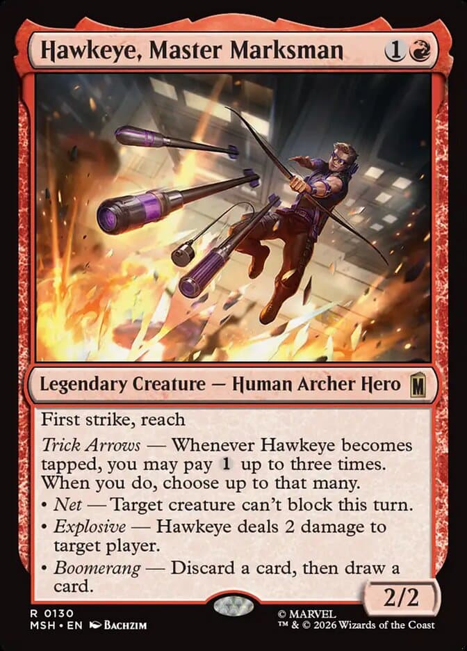 Hawkeye, Master Marksman — Marvel Super Heroes