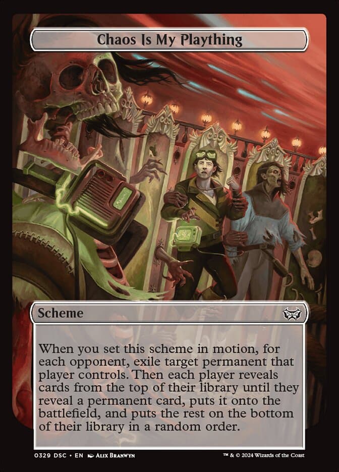 Chaos Is My Plaything — Duskmourn: House of Horror Commander