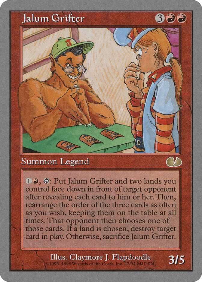Jalum Grifter — Unglued