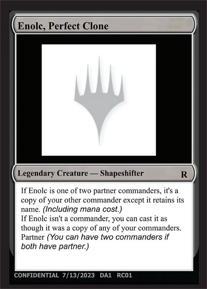Enolc, Perfect Clone — Unknown Event