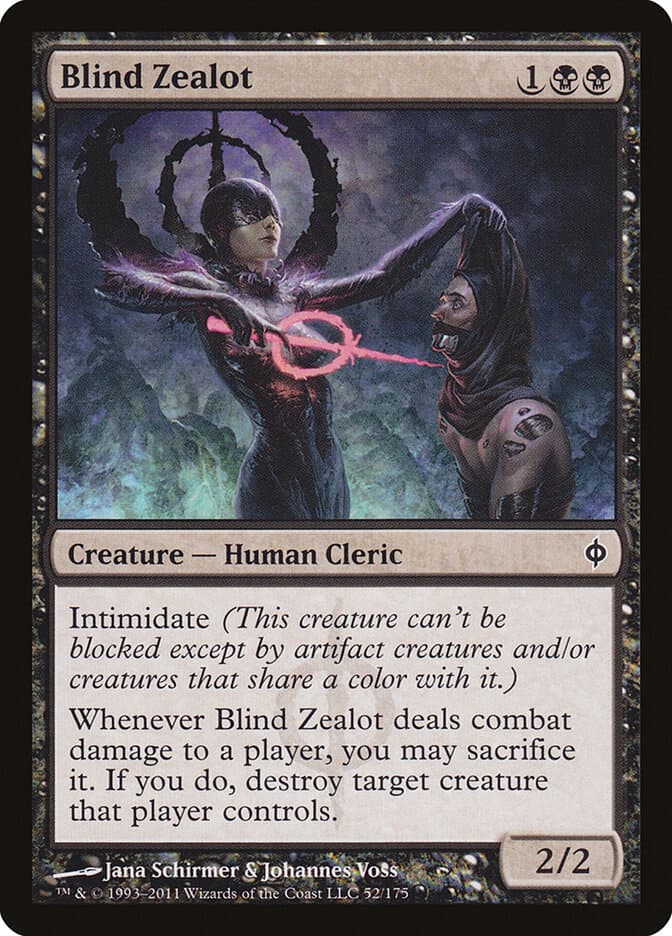 Blind Zealot — New Phyrexia