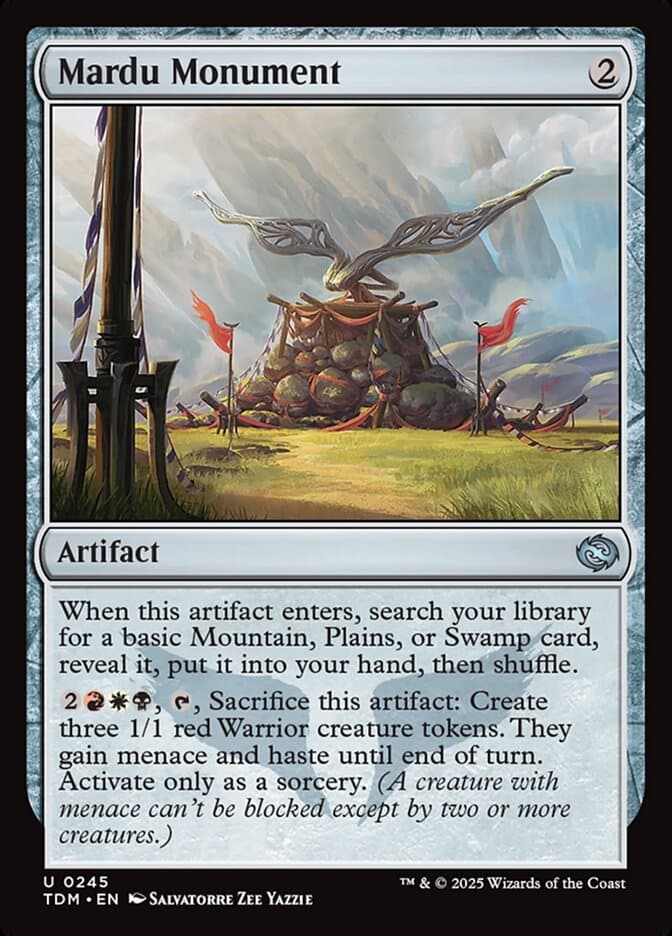 Mardu Monument — Tarkir: Dragonstorm