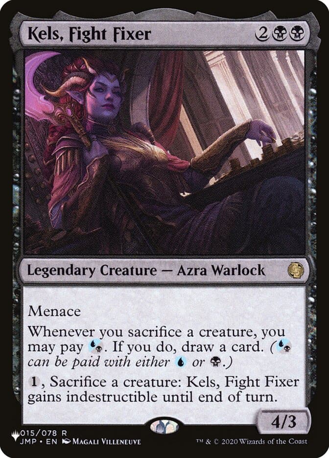 Kels, Fight Fixer — The List