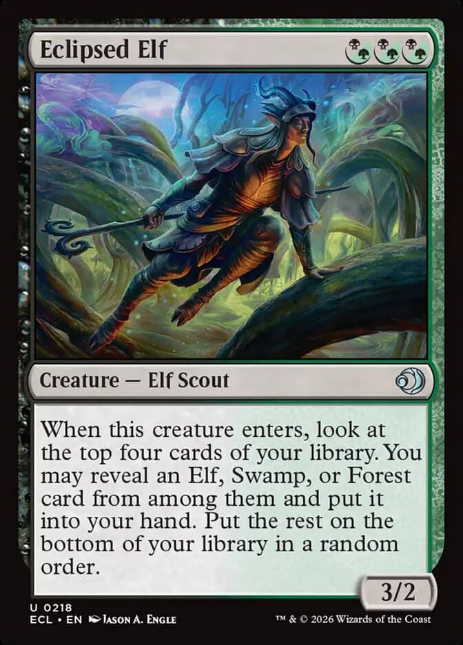 Eclipsed Elf — Lorwyn Eclipsed