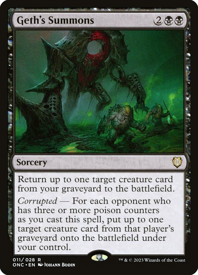 Geth's Summons — Phyrexia: All Will Be One Commander