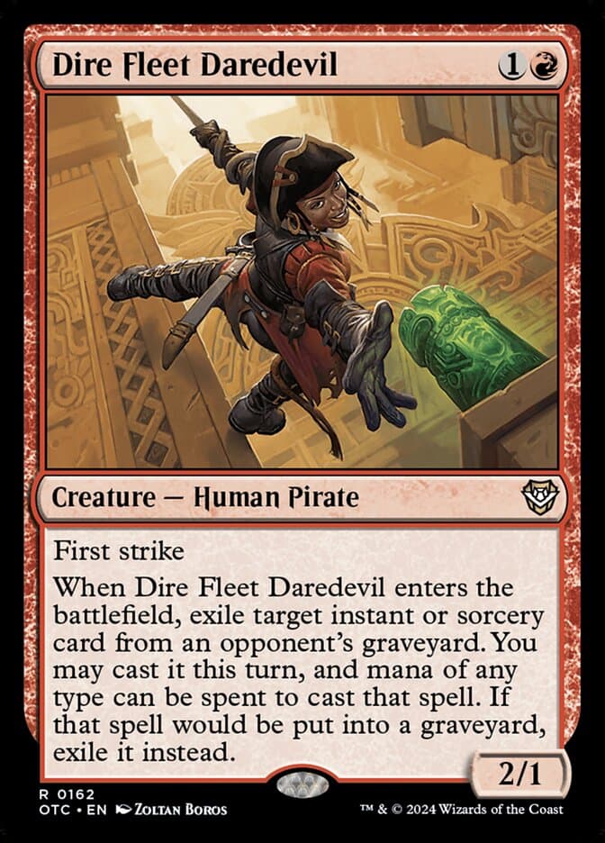Dire Fleet Daredevil — Outlaws of Thunder Junction Commander