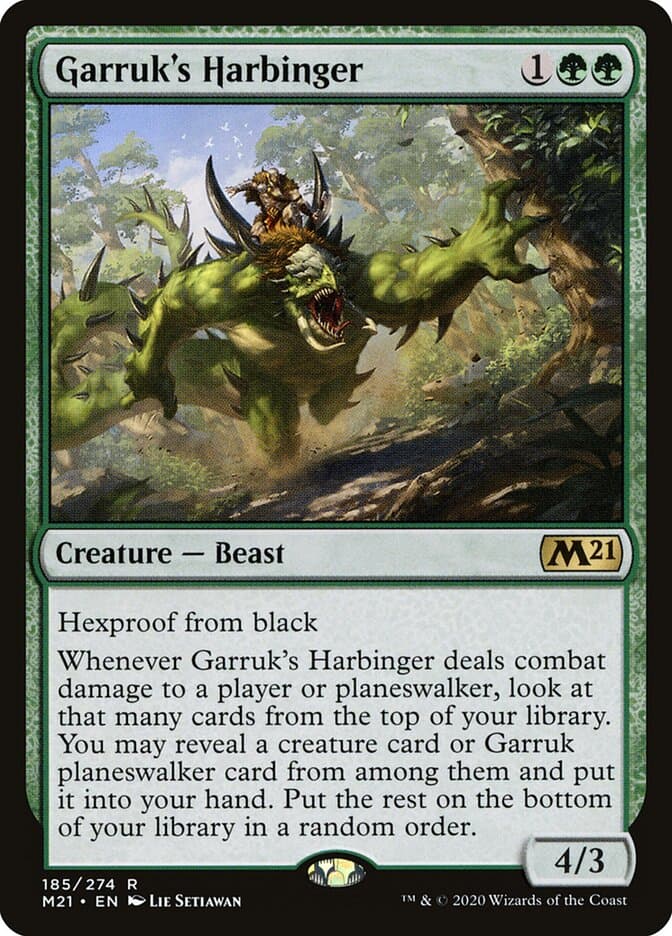 Garruk's Harbinger — Core Set 2021