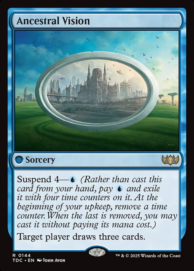 Ancestral Vision — Tarkir: Dragonstorm Commander