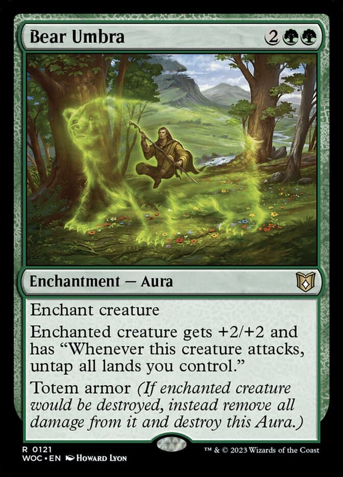 Bear Umbra — Wilds of Eldraine Commander