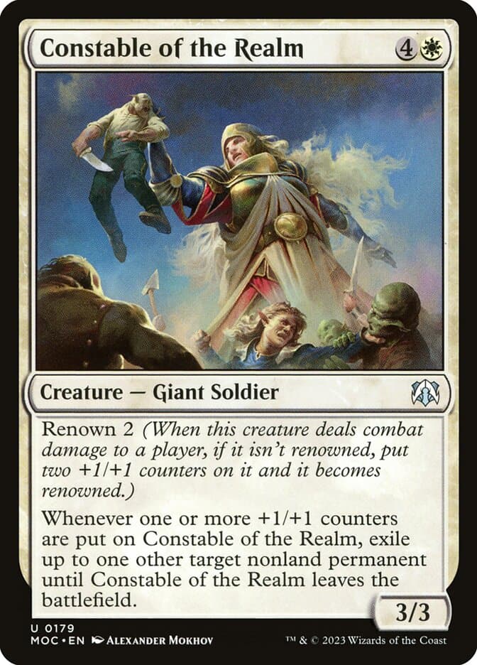Constable of the Realm — March of the Machine Commander