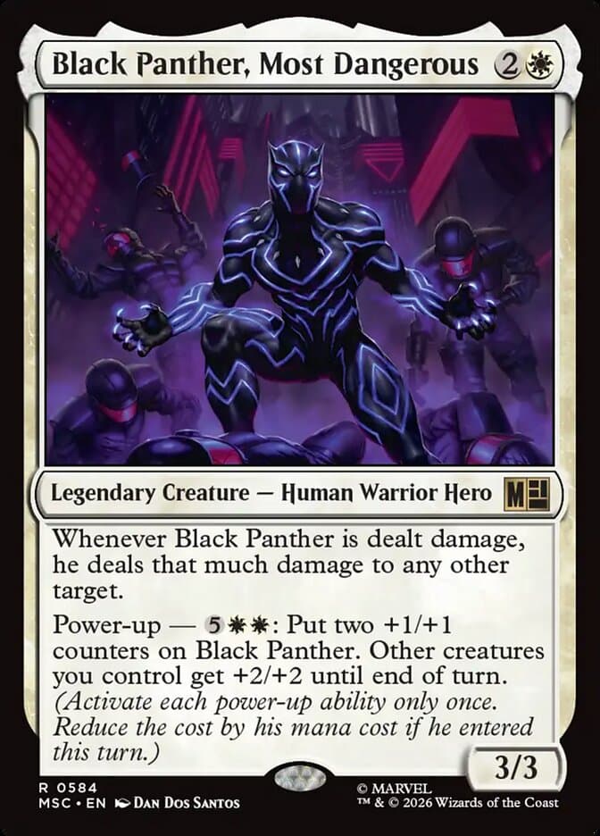 Black Panther, Most Dangerous — Marvel Super Heroes Commander