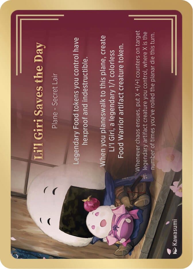 Li'l Giri Saves the Day — Secret Lair Showcase Planes