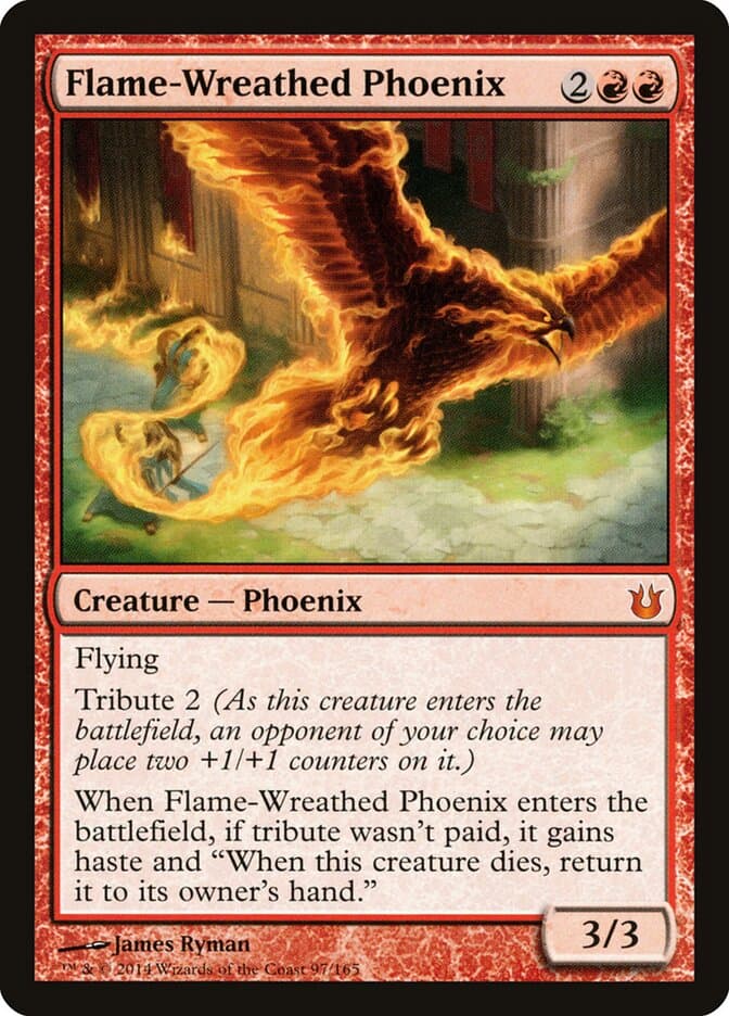 Flame-Wreathed Phoenix — Born of the Gods