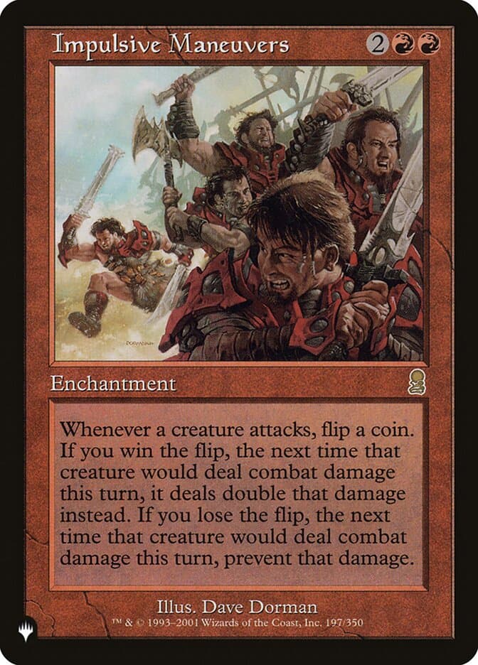 Impulsive Maneuvers — The List