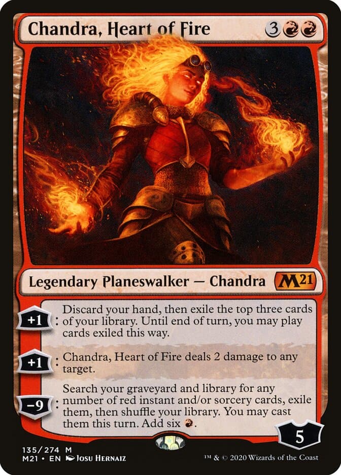 Chandra, Heart of Fire — Core Set 2021