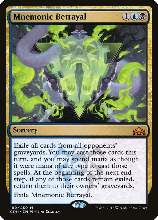 Mnemonic Betrayal — Guilds of Ravnica