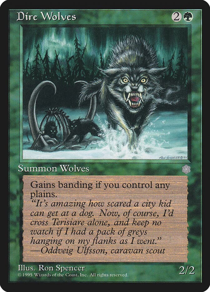 Dire Wolves — Ice Age