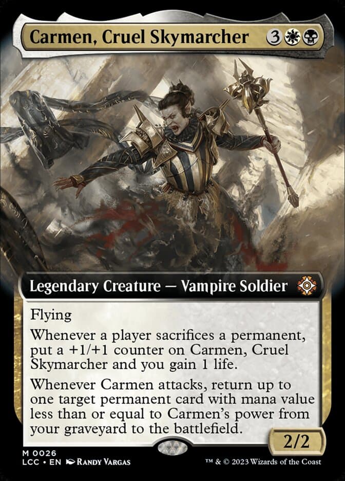 Carmen, Cruel Skymarcher — The Lost Caverns of Ixalan Commander