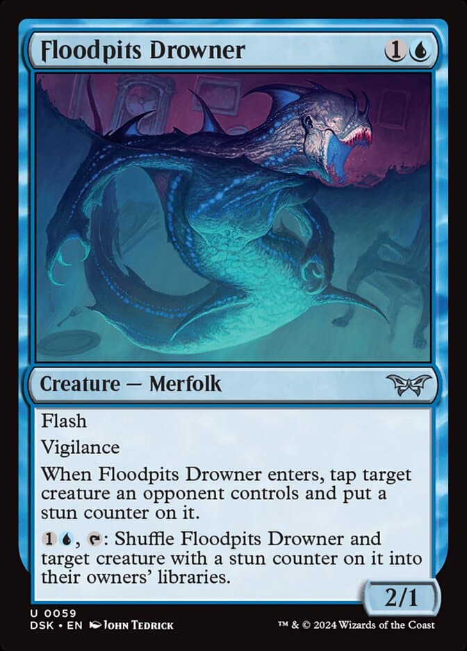 Floodpits Drowner — Duskmourn: House of Horror
