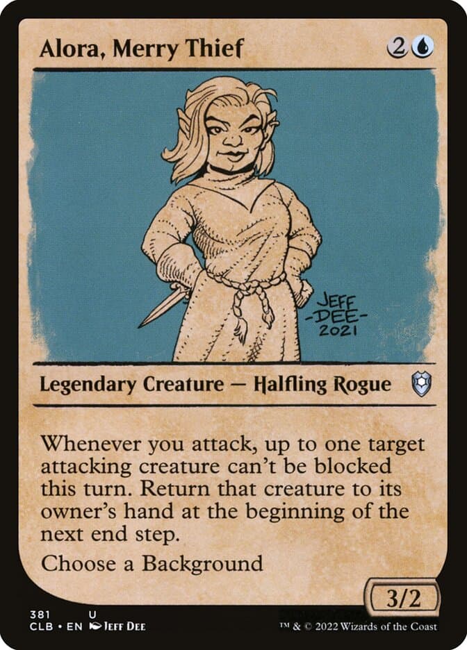 Alora, Merry Thief — Commander Legends: Battle for Baldur's Gate