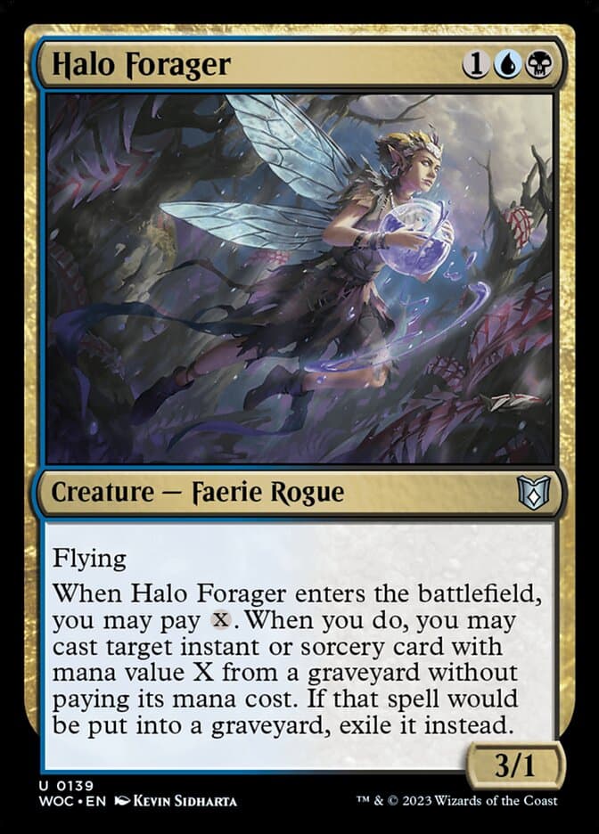 Halo Forager — Wilds of Eldraine Commander
