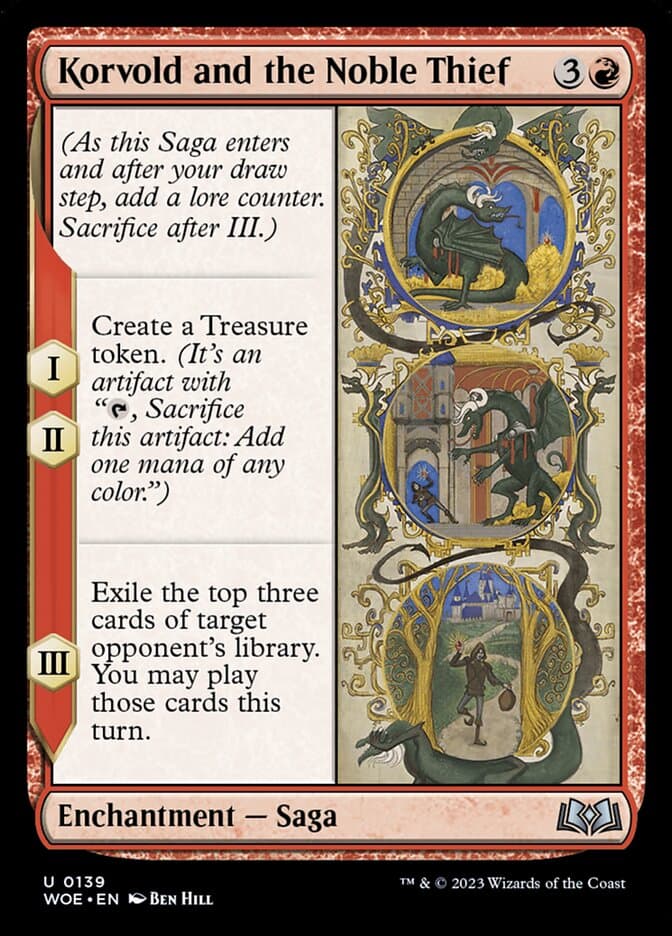 Korvold and the Noble Thief — Wilds of Eldraine