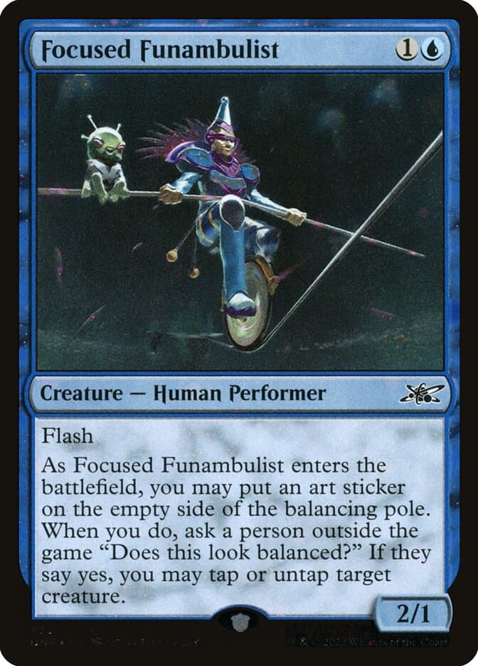 Focused Funambulist — Unfinity