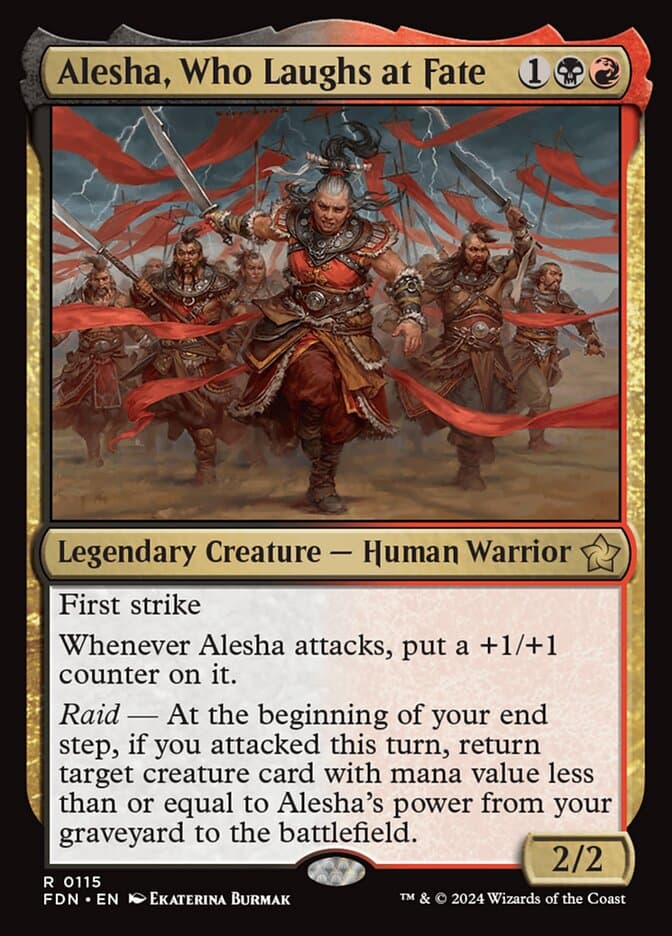 Alesha, Who Laughs at Fate — Foundations