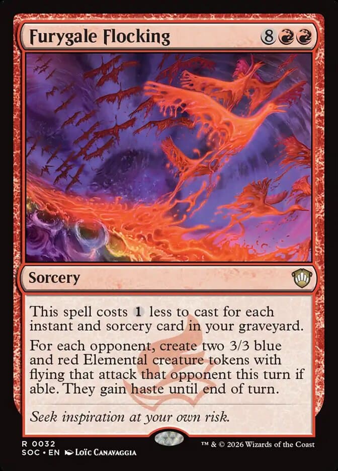 Furygale Flocking — Secrets of Strixhaven Commander